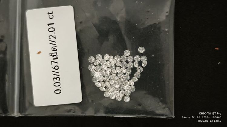 เพรชร่วง 67 เม็ด 0.03 รวม2.04ct