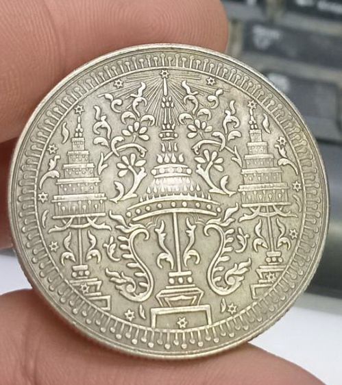 3024-เหรียญที่ระลึกเพื่อการสะสม เหรียญมหาวชิราวุธ สยามมินทร์ หลังชางธรรมจักร ขนาดเส้นผ่าศูนย์กลางประมาณ 3.8 ซม รูปที่ 6