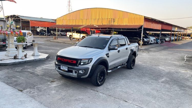 Ford Ranger 2013 3.2 Wildtrak 4WD Pickup ดีเซล ไม่ติดแก๊ส เกียร์อัตโนมัติ บรอนซ์เงิน