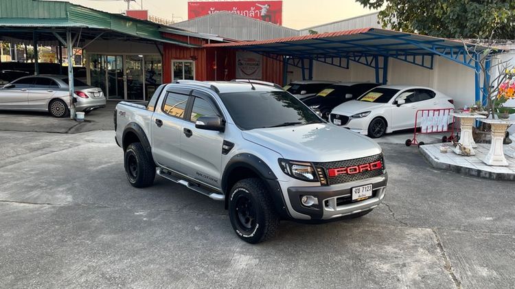 Ford Ranger 2013 3.2 Wildtrak 4WD Pickup ดีเซล ไม่ติดแก๊ส เกียร์อัตโนมัติ บรอนซ์เงิน รูปที่ 3