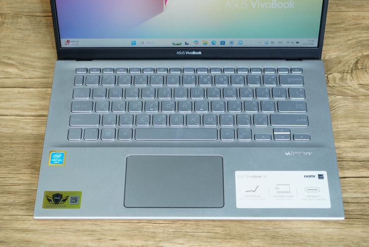 Asus VivoBook 14 Intel Pentium 4417U Ram4 SSD128GB+HDD1TB จอ14 FHD สเปคงานเอกสารใช้งานทั่วไป พร้อมใช้งาน ขายเพียง 5,490.- รูปที่ 5