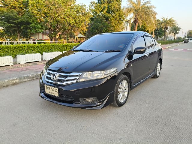 Honda City 2013 1.5 V CNG Sedan เบนซิน NGV เกียร์อัตโนมัติ ดำ รูปที่ 3