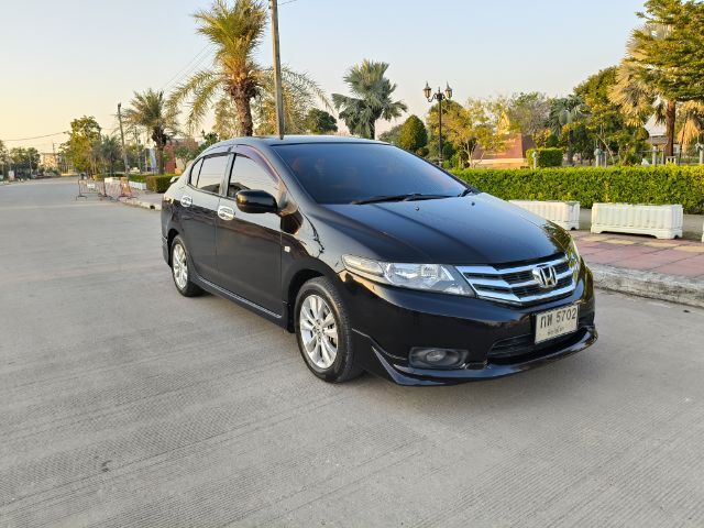 Honda City 2013 1.5 V CNG Sedan เบนซิน NGV เกียร์อัตโนมัติ ดำ รูปที่ 2