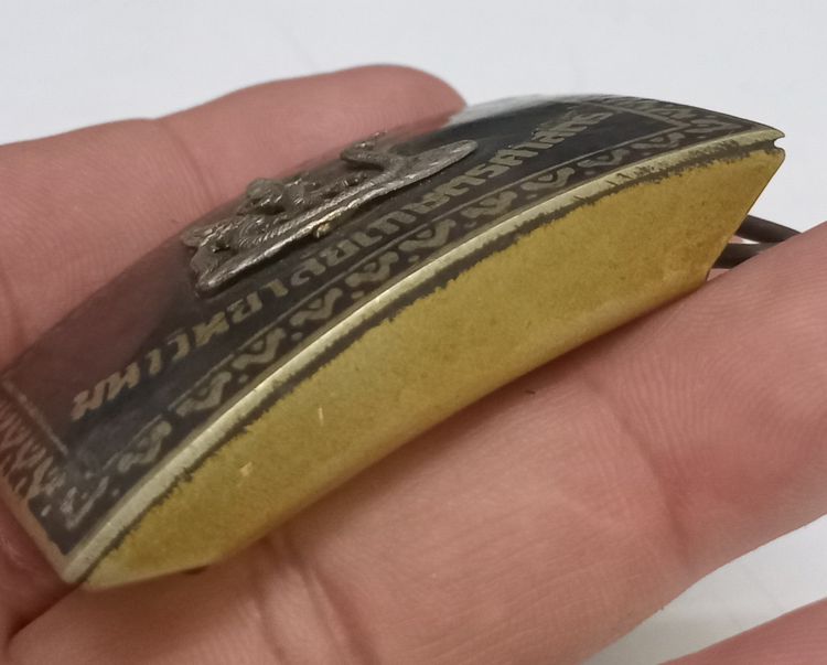 3026-หัวเข็มขัดมหาวิทยาลัยเกษตรศาสตร์ลงถม หน้ากากเงิน ขนาด  3.5x5.5 ซม รูปที่ 16