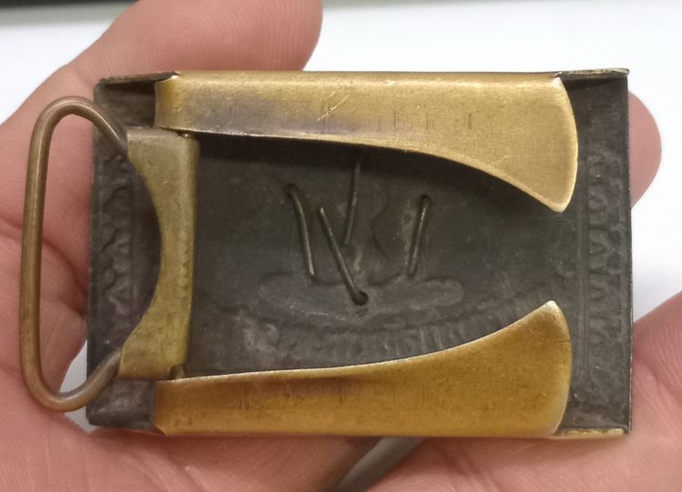 3026-หัวเข็มขัดมหาวิทยาลัยเกษตรศาสตร์ลงถม หน้ากากเงิน ขนาด  3.5x5.5 ซม รูปที่ 9