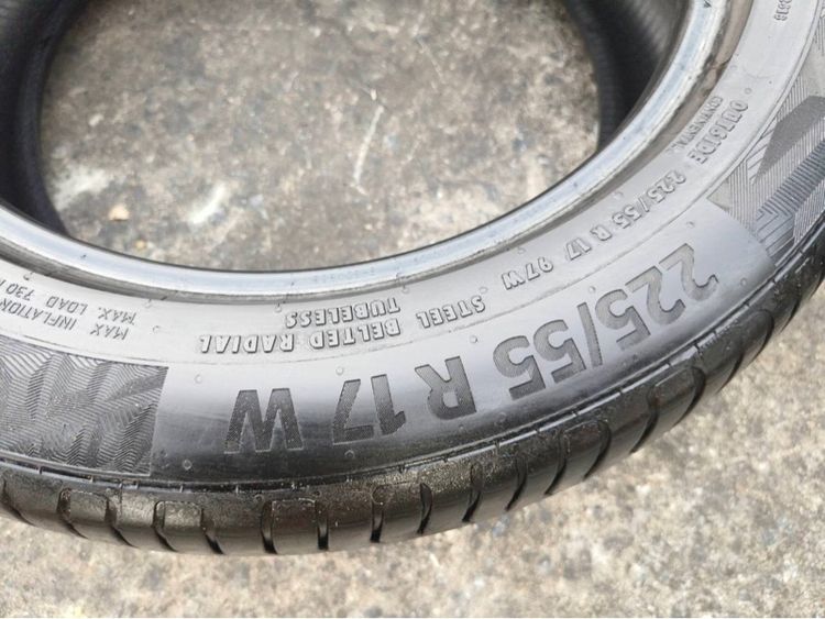 ยาง continental 225 55 17 ปี 25 ชุดละ 6,000 บาทครับ รูปที่ 10