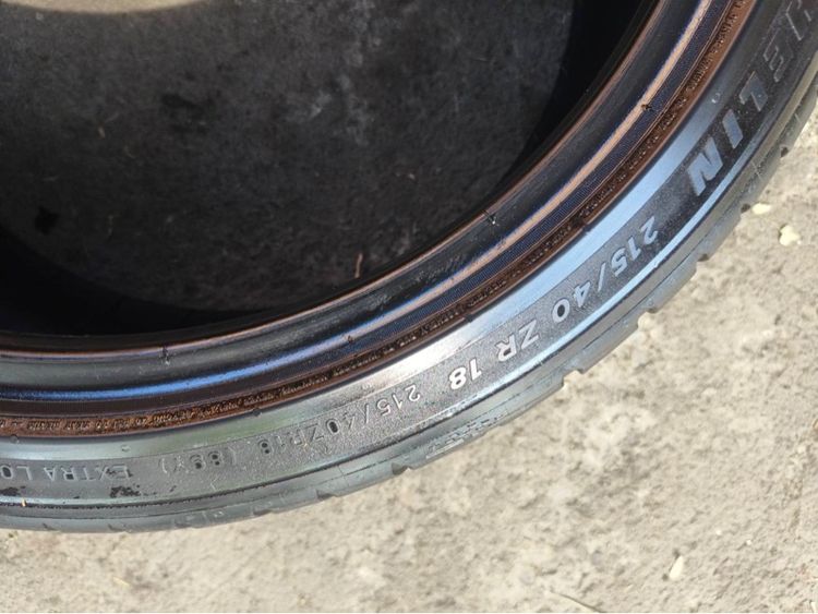 ยางมิชลิน Pilot Sport 5 215 40 18 ปี 25 ชุดละ 6,500 บาทครับ รูปที่ 10