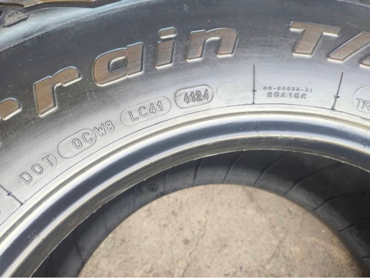 ยางกระบะ bf goodrich 265 75 16 ปี 24 Made in Thailand ชุดละ 12,000 บาทครับ รูปที่ 11