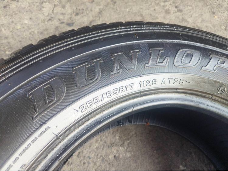 ยางกระบะ Dunlop AT25 265 65 17 ปี 25 ชุดละ 7,000 บาทครับ รูปที่ 9