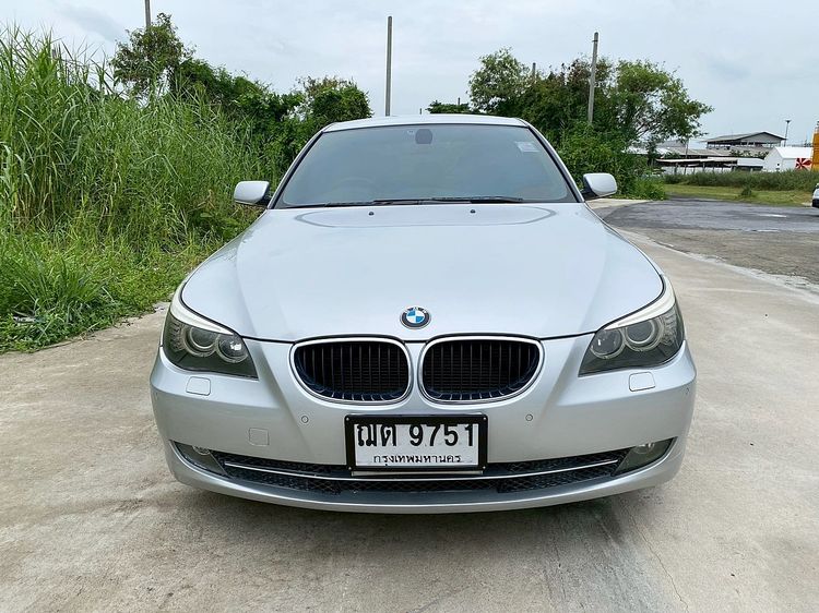 BMW Series 5 2008 520d Sedan ดีเซล ไม่ติดแก๊ส เกียร์อัตโนมัติ บรอนซ์เงิน รูปที่ 2