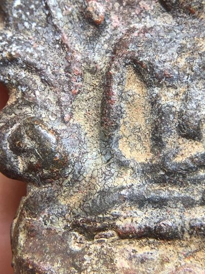 พระปรกโพธิ์เชียงแสนสนิมแดง รูปที่ 7