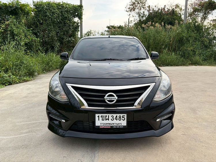 Nissan Almera 2017 1.2 V Sportech Sedan เบนซิน ไม่ติดแก๊ส เกียร์อัตโนมัติ ดำ รูปที่ 2