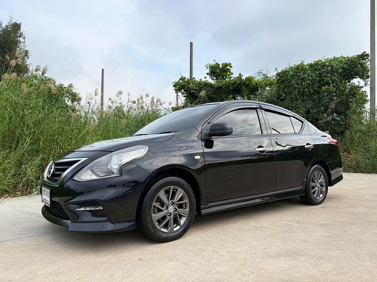 Nissan Almera 2017 1.2 V Sportech Sedan เบนซิน ไม่ติดแก๊ส เกียร์อัตโนมัติ ดำ รูปที่ 3
