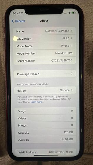 iPhone 11 128GB มือสอง สีแดง Product(RED) รูปที่ 5