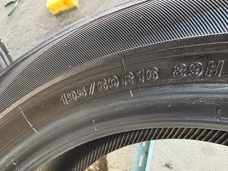 ยางYOKOHAMA195-60-16 ปี23 ปีแท้  ใส่แทน 205-55-16 ได้เลยจ้า รูปที่ 8