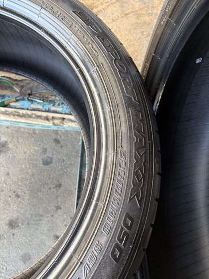 ยางDUNLOP225-50-18 ปี24 ปีแท้  ใส่แทน 215-50-18 กับ 235-45-18 ได้เลยจ้า รูปที่ 10