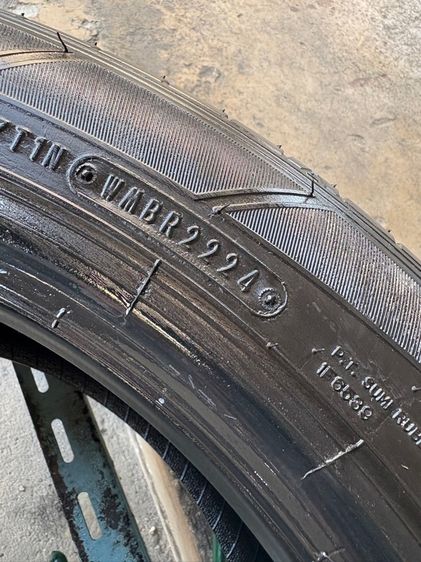 ยางDUNLOP225-50-18 ปี24 ปีแท้  ใส่แทน 215-50-18 กับ 235-45-18 ได้เลยจ้า รูปที่ 9