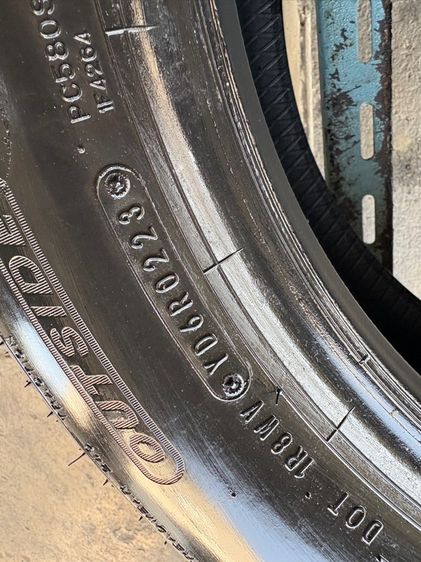 ยางDUNLOP195-60-16 ปี23 ปีแท้  ใส่แทน 205-55-16 ได้เลยจ้า รูปที่ 9