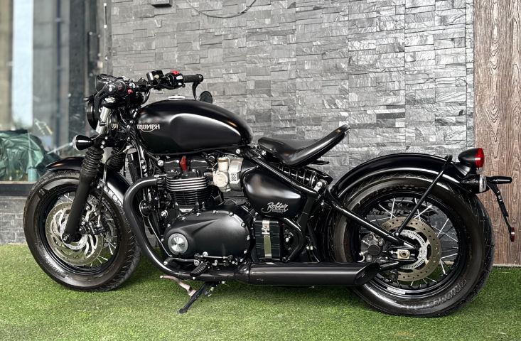 🔥 TRIUMPH BONNEVILLE BOBBER BLACK CUSTOM รถจดทะเบียนปี 2020 ( รุ่นปี 2018 ) 🔥 รูปที่ 8