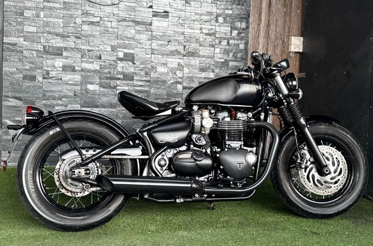 🔥 TRIUMPH BONNEVILLE BOBBER BLACK CUSTOM รถจดทะเบียนปี 2020 ( รุ่นปี 2018 ) 🔥 รูปที่ 5
