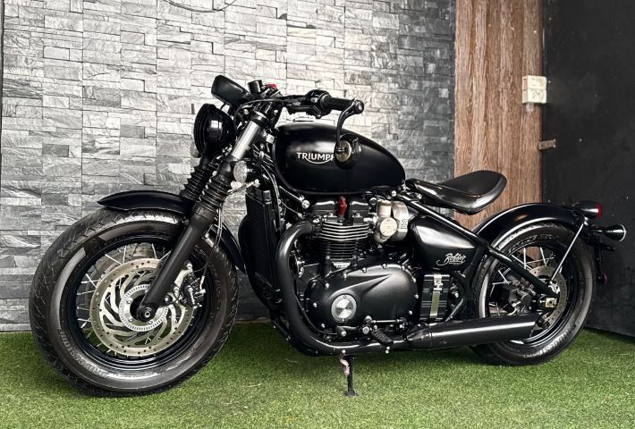🔥 TRIUMPH BONNEVILLE BOBBER BLACK CUSTOM รถจดทะเบียนปี 2020 ( รุ่นปี 2018 ) 🔥 รูปที่ 3