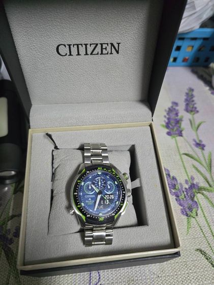 ขาย CITIZENEcoDrive JW014 SuperChronographPromasterLand-Men's-Watch-