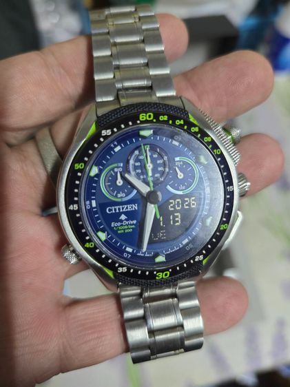 ขาย CITIZENEcoDrive JW014 SuperChronographPromasterLand-Men's-Watch- รูปที่ 2