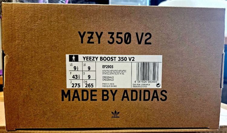 Yeezy Boost 350 V2 Static มือ1 พร้อมกล่อง แท้ พร้อมส่ง รูปที่ 11