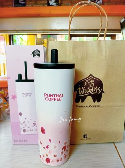 แก้วน้ำ punthai coffee