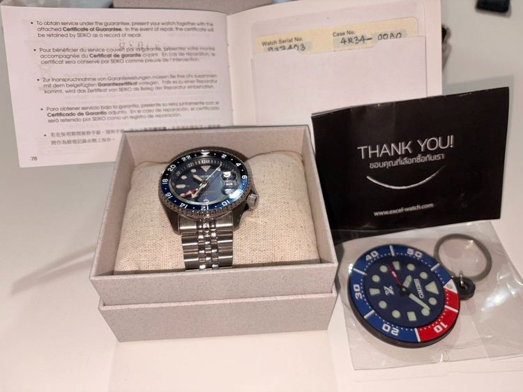นาฬิกา Seiko 5 Sports Automatic GMT รุ่น SSK003K1 Batman  รูปที่ 3