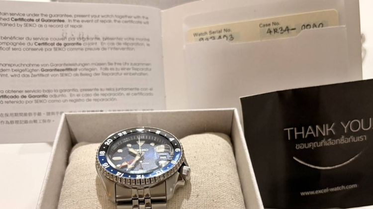 นาฬิกา Seiko 5 Sports Automatic GMT รุ่น SSK003K1 Batman  รูปที่ 2