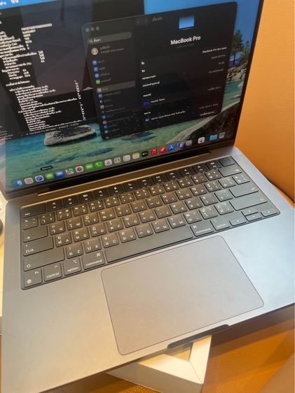 Macbook M3 Pro 14  inch  Ram 18 512 GB สี Space black  ประกันเหลือ รูปที่ 4