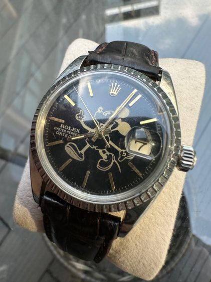 ดำ สแตนเลส Rolex Datejust