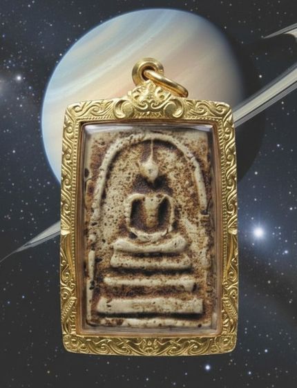 ✅พระเบญจภาคี พระผงสุพรรณ กรุเก่า AA962278 รูปที่ 13