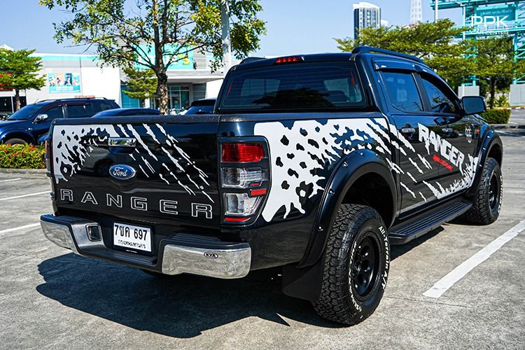 Ford Ranger 2018 2.2 Hi-Rider XLS Pickup ดีเซล ไม่ติดแก๊ส เกียร์ธรรมดา ดำ รูปที่ 4
