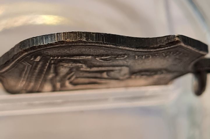 🟠065ลพ.โต วัดพนัญเชิง เนื้อสีเงินเก่า พระบ้านคุณตาสะสมไว้นานแล้วค่ะ รูปที่ 4