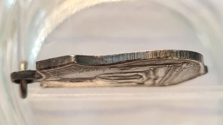 🟠065ลพ.โต วัดพนัญเชิง เนื้อสีเงินเก่า พระบ้านคุณตาสะสมไว้นานแล้วค่ะ รูปที่ 5