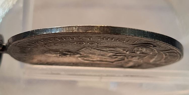 🟠078ลป.ศุข วัดปากคลองมะขามเฒ่า เนื้อสีเงินเก่า พระบ้านคุณตาสะสมไว้นานแล้วค่ะ รูปที่ 4