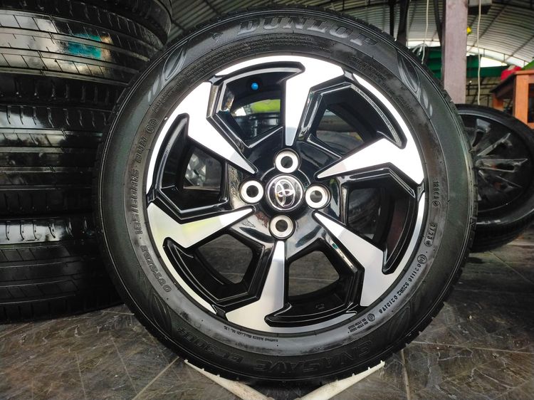 แม็กโตโยต้า ขอบ15 สีเดิม พร้อมยางดันลอป 185 60 15 ปี23 ใส่ yaris vios ได้ทุกรุ่น ยางสวยทุกเส้น รูปที่ 4