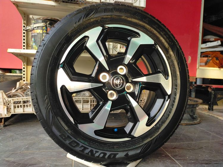 แม็กโตโยต้า ขอบ15 สีเดิม พร้อมยางดันลอป 185 60 15 ปี23 ใส่ yaris vios ได้ทุกรุ่น ยางสวยทุกเส้น รูปที่ 3