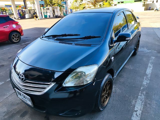 Toyota Vios 2008 1.5 E Sedan เบนซิน ไม่ติดแก๊ส เกียร์อัตโนมัติ ดำ รูปที่ 2