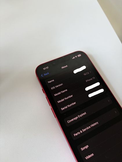 iPhone 13 256 GB (PRODUCT)RED สภาพดีไม่มีรอย ราคาดี รูปที่ 10