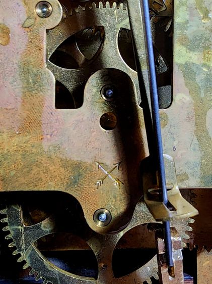 นาฬิกาเยอรมัน ยี่ห้อ ศรไขว้ตีระฆังบน รูปที่ 8