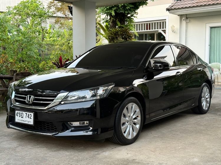 Honda Accord 2014 2.0 EL NAVI Sedan เบนซิน ไม่ติดแก๊ส เกียร์อัตโนมัติ ดำ รูปที่ 2