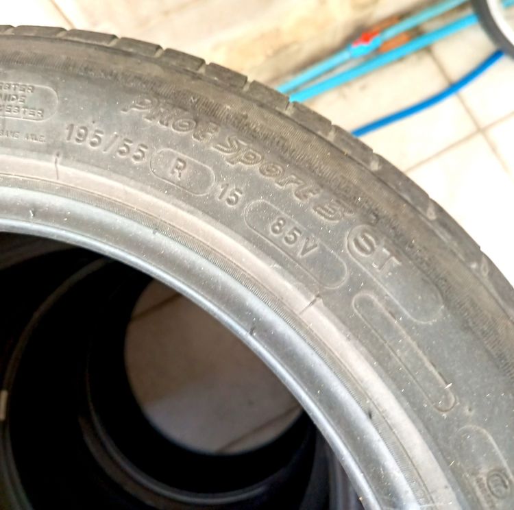 ยางรถยนต์ MICHELIN Pilot Sport 3  195 55 r15  มือ2  4เส้น รูปที่ 4