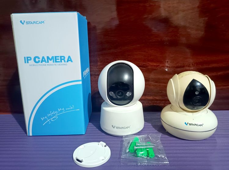 กล้อง ip Vstarcam c22q กับ c994 ขายยกคู่ มีแต่ตัวกล้อง