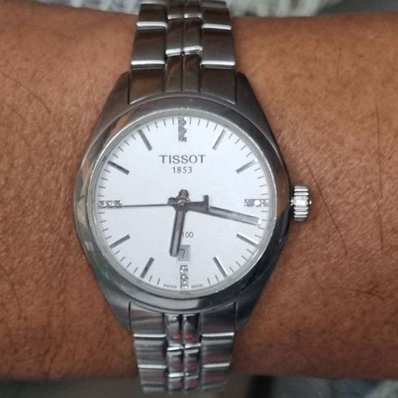 หลักเพชรสวิส(Swiss made)35mm (Rolex Boy Size) นาฬิกา tisso PR 100 หลักเพชรแท้ ครบยกกล่อง ออกห้าง เกือบ 20,000 บาท ส่งต่อราคาเบาๆ 6,888 บาทครับ ได้นาฬิกาสวิสแท้ๆ รูปที่ 17