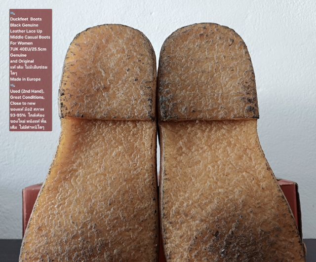 Duckfeet Boots, Unisex 6.5UK 40EU(25.5cm) ของแท้ มือ 2 สภาพใกล้เคียงของใหม่, รองเท้าบู้ท Duckfeet หนังแท้ พื้นเต็ม ไม่มีตำหนิใดๆ สวยมาก รูปที่ 10