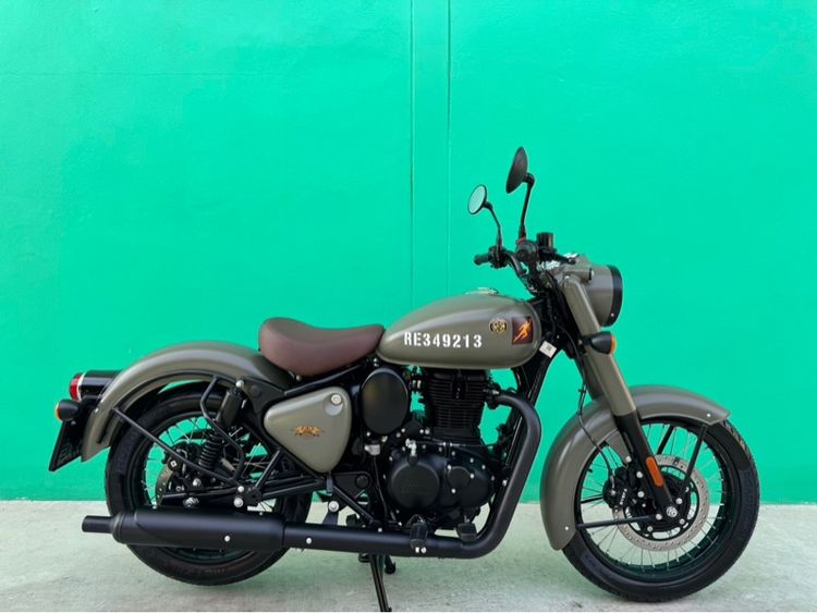 Classic Royal enfield signals 350 สีเทา ปี2024 วิ่ง300โล