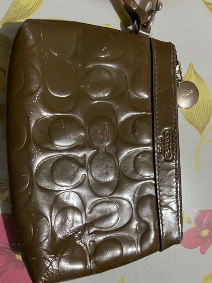 กระเป๋าถือ Coach หนังแก้ว งานเก่า